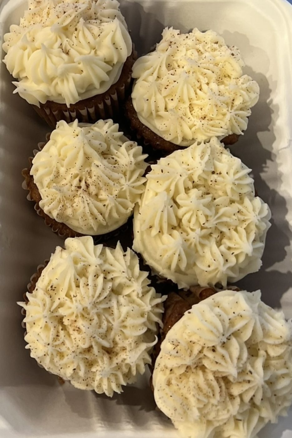 Frosted cupcakes