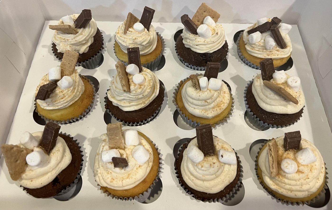 S'mores cupcakes